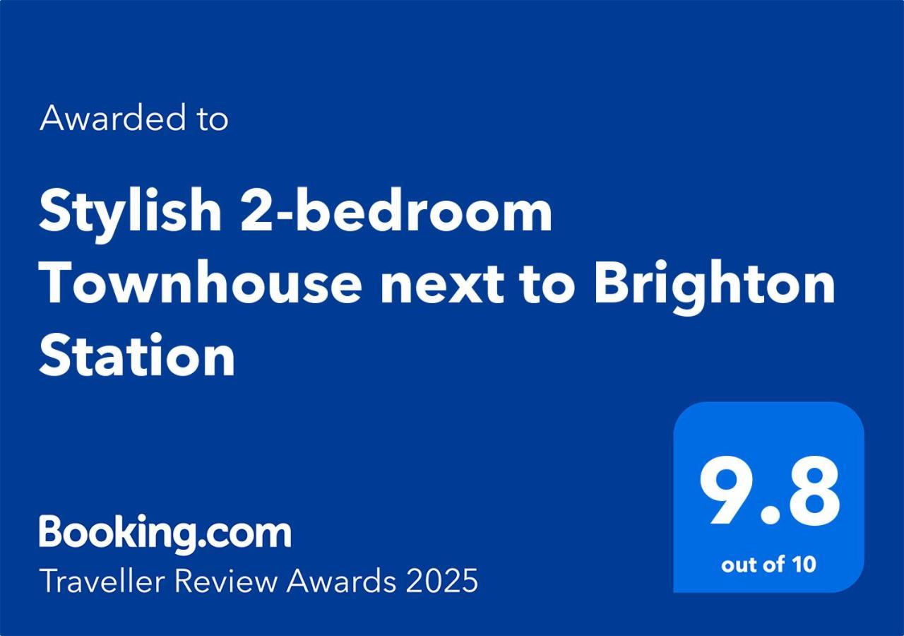Stylish 2-Bedroom Townhouse Next To Brighton Station Zewnętrze zdjęcie